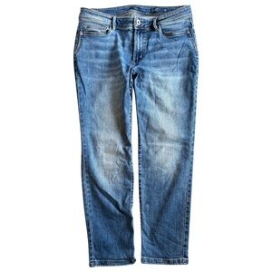 J Jill DENIM Classic Blue Distressed Authentic Fit Women’s Jeans